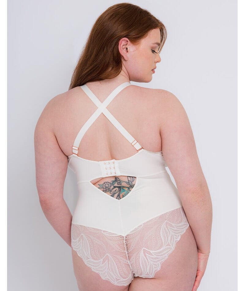 Scantilly Indulgence Stretch Lace Bodysuit - Ivory - Image 2