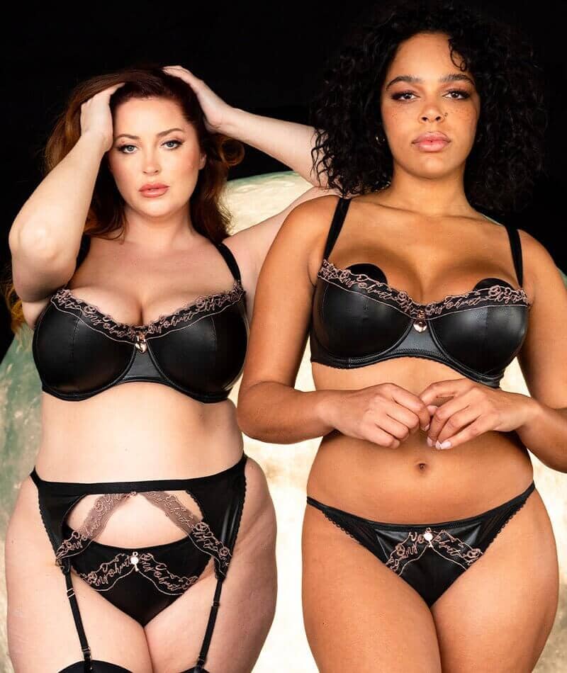 Scantilly Key to My Heart Bare Faced Brief - Black - Image 6