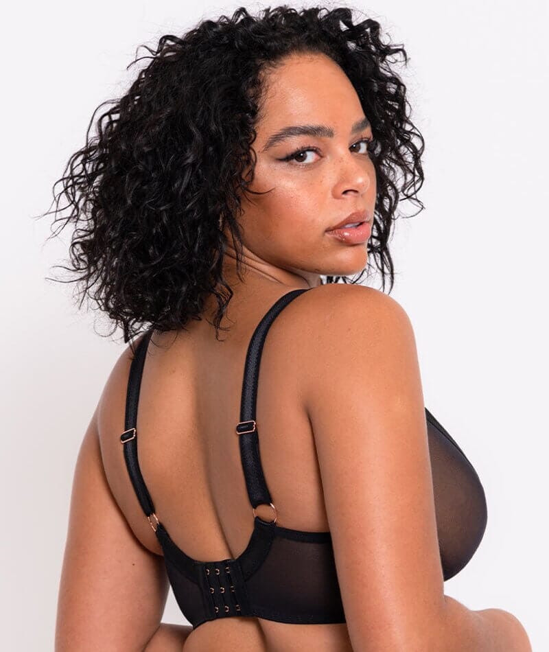 Scantilly Mesmerise Plunge Bra - Black Multi - Image 2