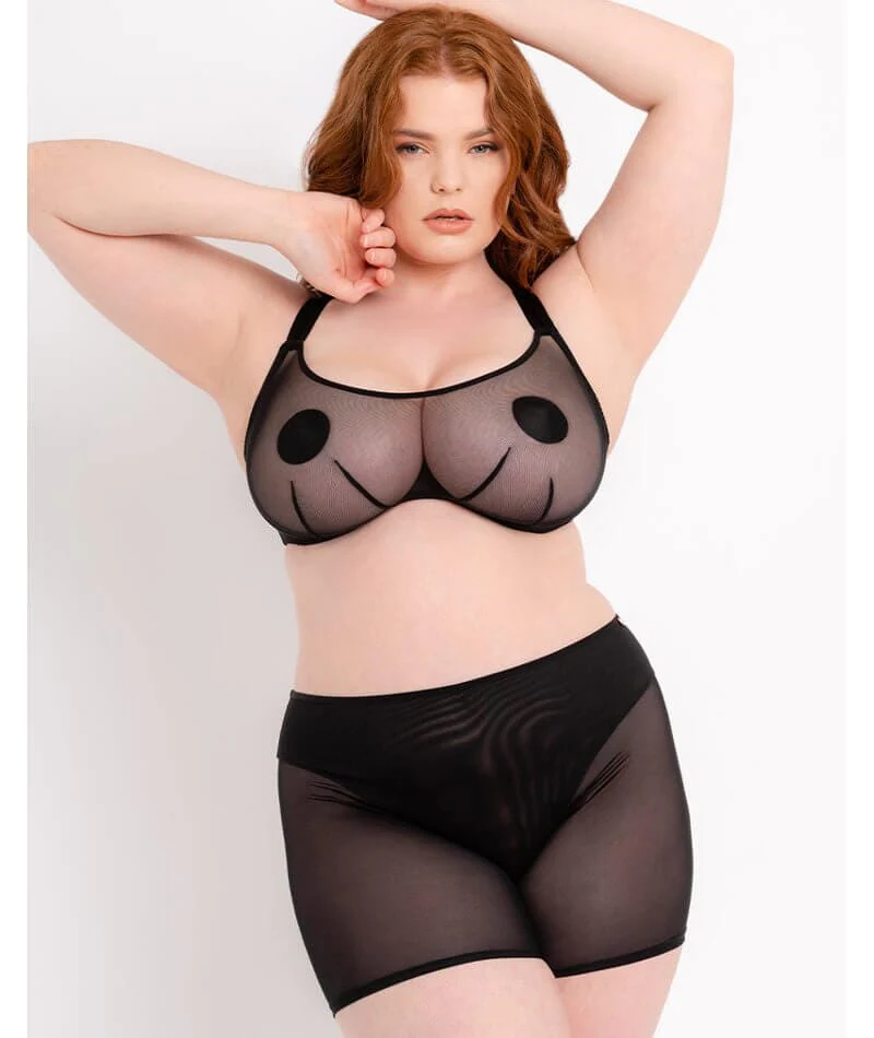 Scantilly Superheroine Bandeau Bra - Black - Image 5