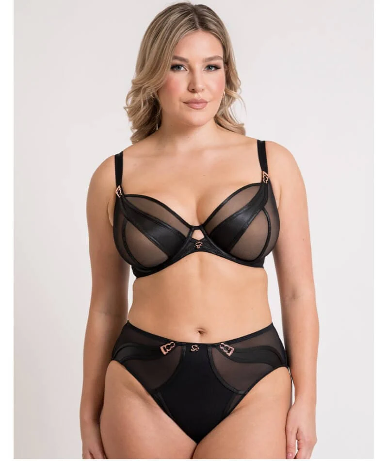 Scantilly Suspense Plunge Bra - Black - Image 4