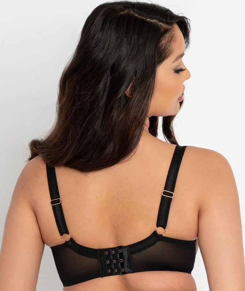 Scantilly Lovers Knot Balcony Bra - Black/Latte Beige - Image 2
