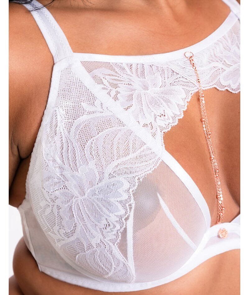 Scantilly Unveiled Deep Plunge Bra - White - Image 12