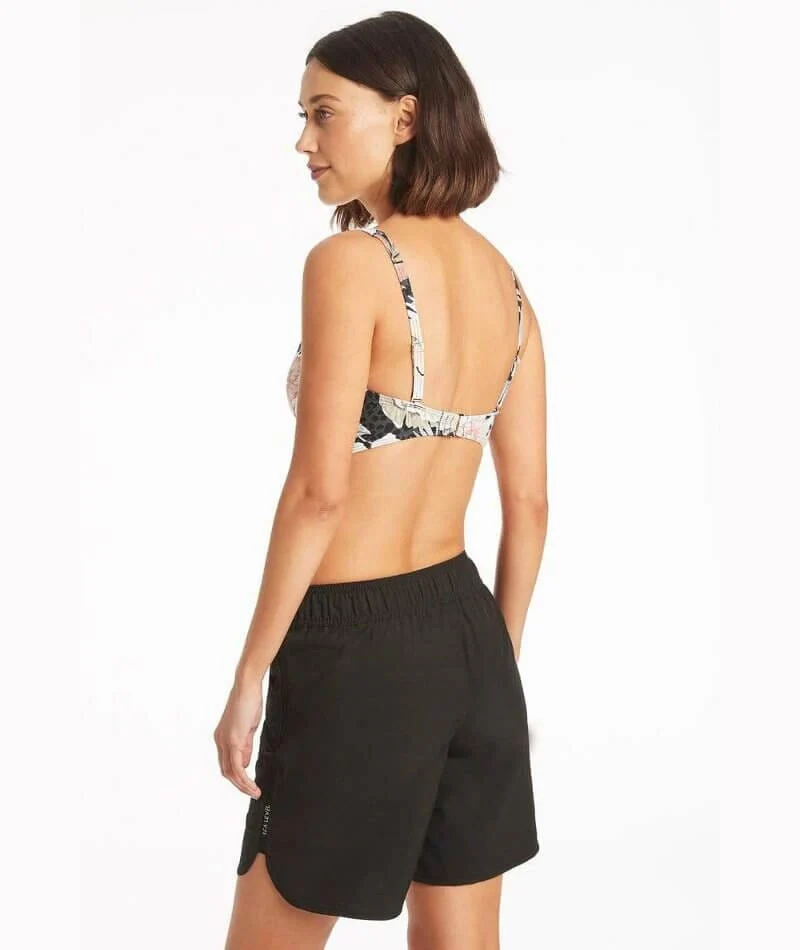 Sea Level Eco Essentials 7" Swim Boardshort- Black - Image 8