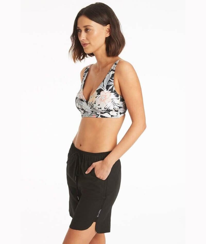 Sea Level Eco Essentials 7" Swim Boardshort- Black - Image 9