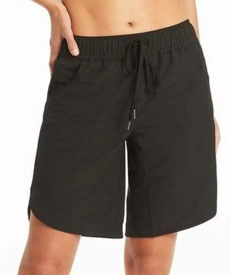 Sea Level Eco Essentials 9" Swim Boardshort- Black