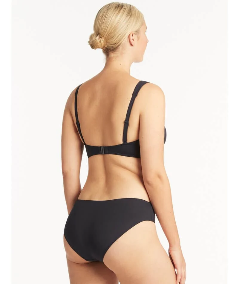 Sea Level Eco Essentials Cross Front G Cup Bikini Top - Night Sky - Image 5