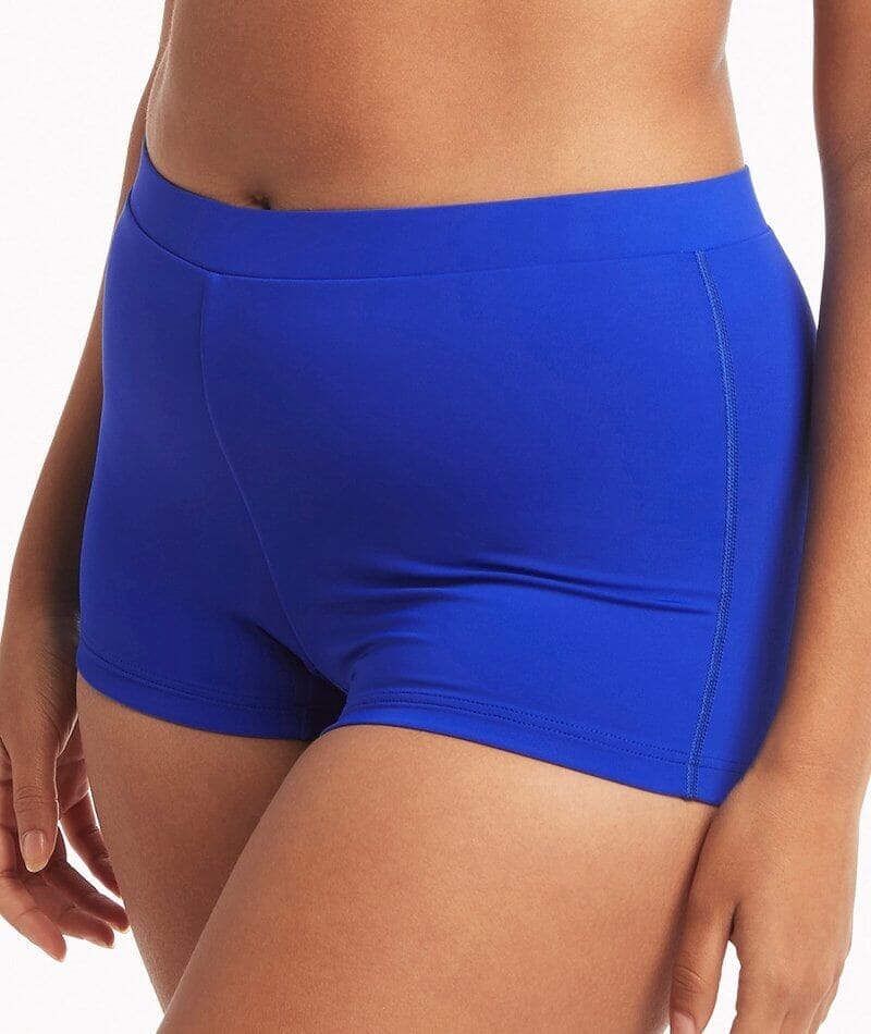 Sea Level Eco Essentials Katie Boyleg Swim Pant - Cobalt - Image 3