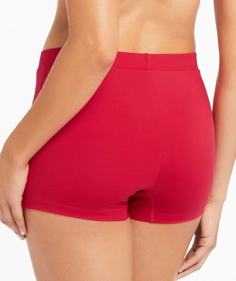 Sea Level Eco Essentials Katie Boyleg Swim Pant - Red - Image 2