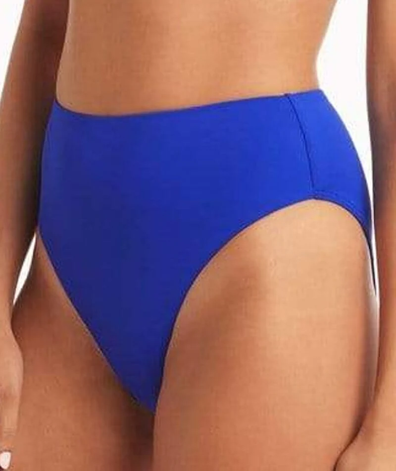 Sea Level Eco Essentials Retro High Waist Bikini Brief - Cobalt - Image 3