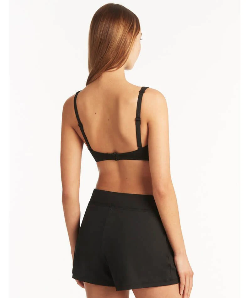 Sea Level Eco Essentials Swim Shorts - Black - Image 5