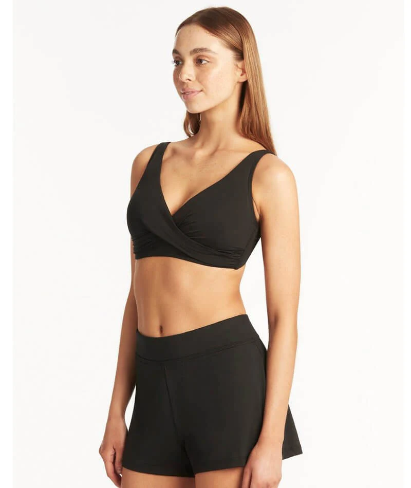 Sea Level Eco Essentials Swim Shorts - Black - Image 6
