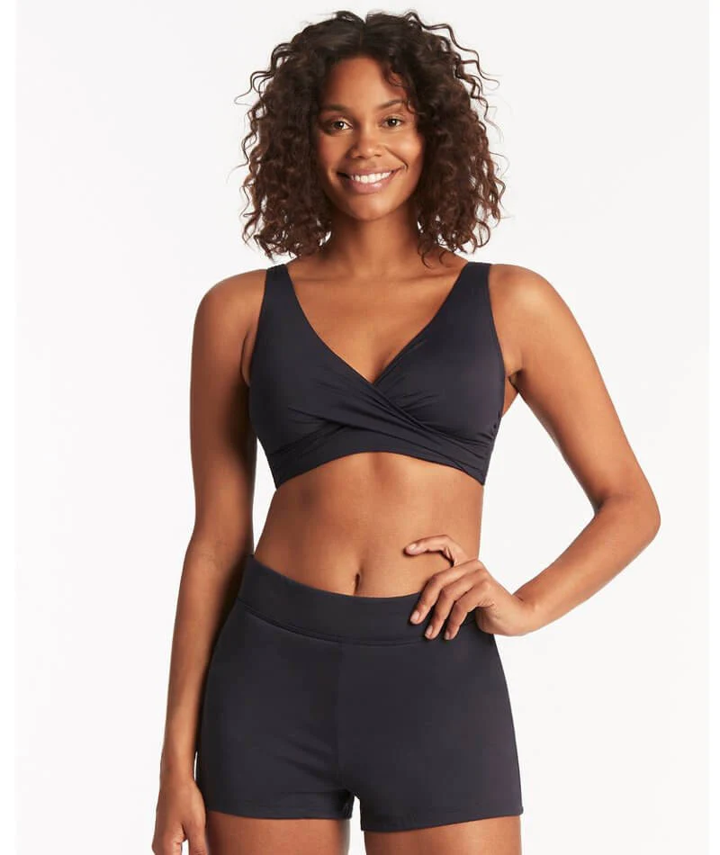 Sea Level Eco Essentials Swim Shorts - Night Sky Navy - Image 6