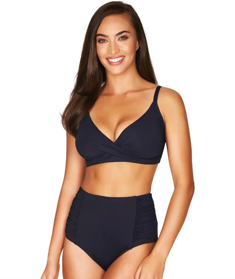 Sea Level Essentials Twist Front DD-E Cup Bikini Top - Night Sky Navy - Image 4