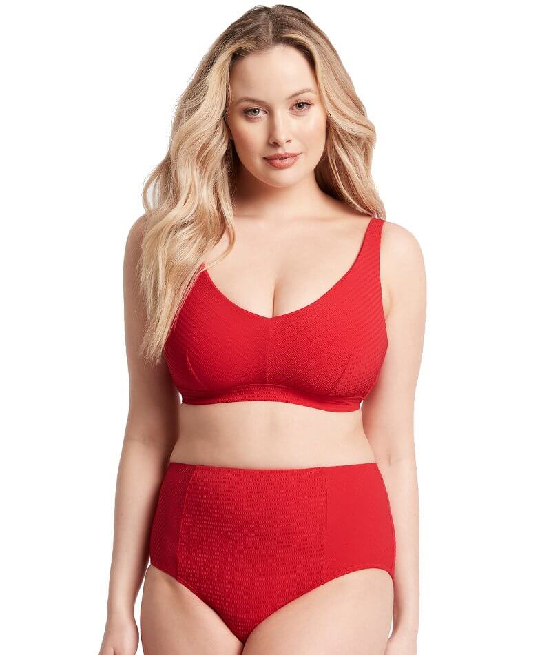 Sea Level Messina E-F Cup Bralette With Hidden Underwires - Red - Image 4