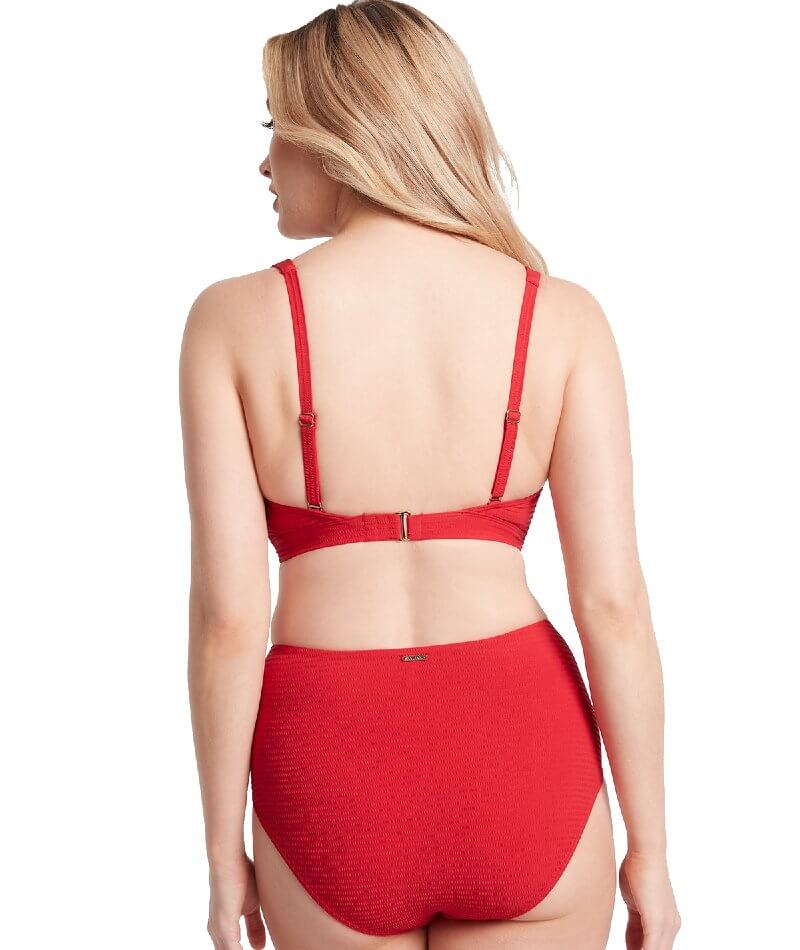 Sea Level Messina E-F Cup Bralette With Hidden Underwires - Red - Image 5