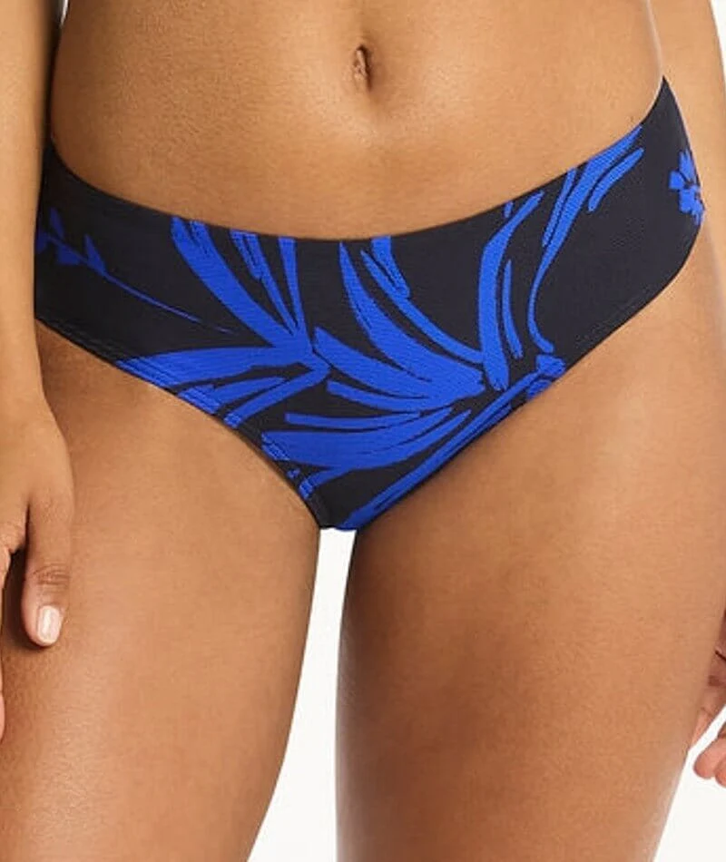 Sea Level Tradewind Mid Bikini Brief - Night Sky