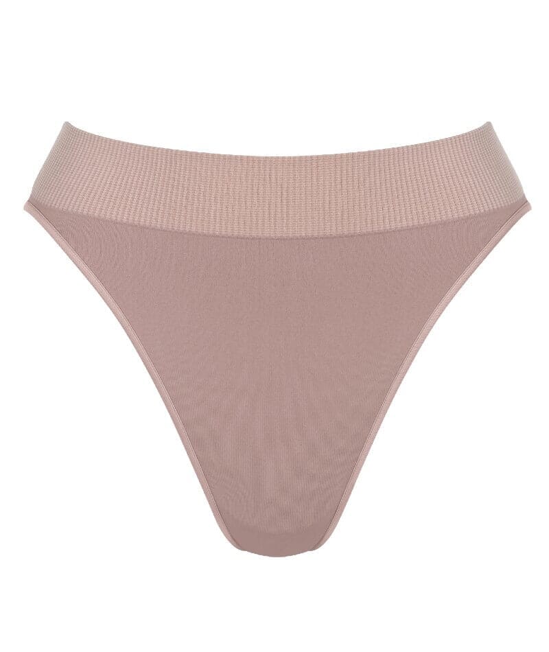 Sloggi Ever Infused Aloe High Leg Brief - Foggy Mauve - Image 4