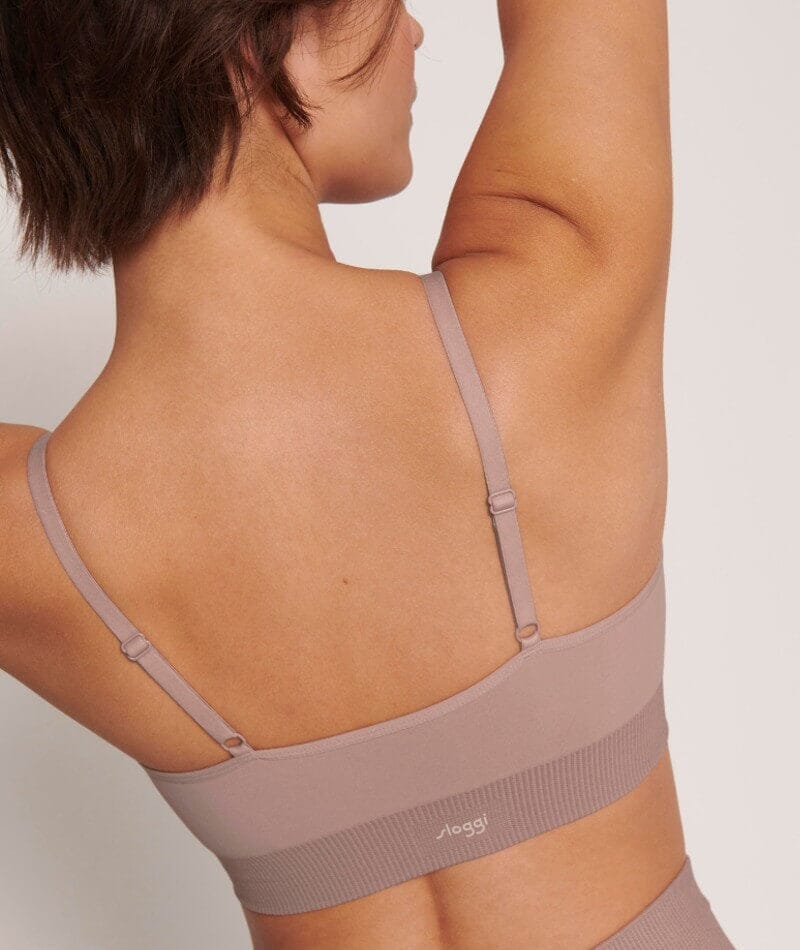 Sloggi Ever Infused Aloe Wire-free Bralette - Foggy Mauve - Image 3