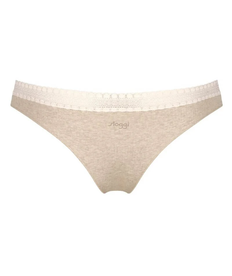 Sloggi Go Ribbed Brazilian Brief 2 Pack - Grey Combination - Image 7