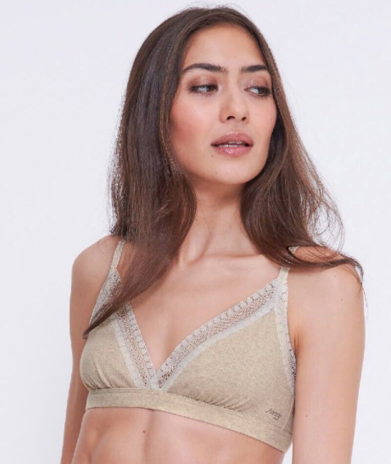 Sloggi Go Ribbed Wire-free Bralette - Grey Combination - Image 4