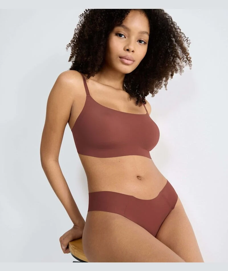 Sloggi ZERO Feel 2.0 Wire-free Ultra Bra - Burnt Henna - Image 7