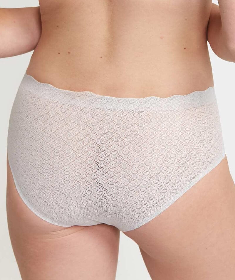 Sloggi ZERO Feel Lace High Waist Brief - Angora - Image 2