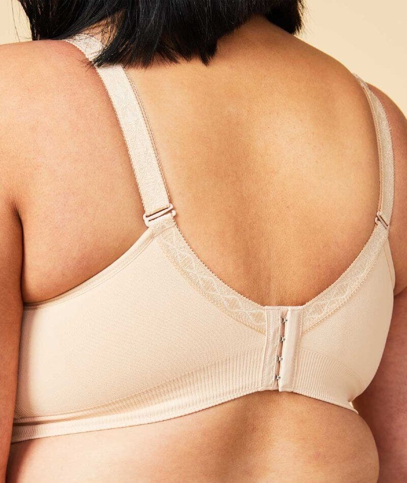 Sugar Candy Fuller Bust Seamless F-HH Cup Wire-free Lounge Bra -  Nude - Image 6