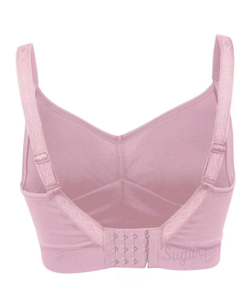 Sugar Candy Fuller Bust Seamless F-HH Cup Wire-free Lounge Bra - Pink - Image 8