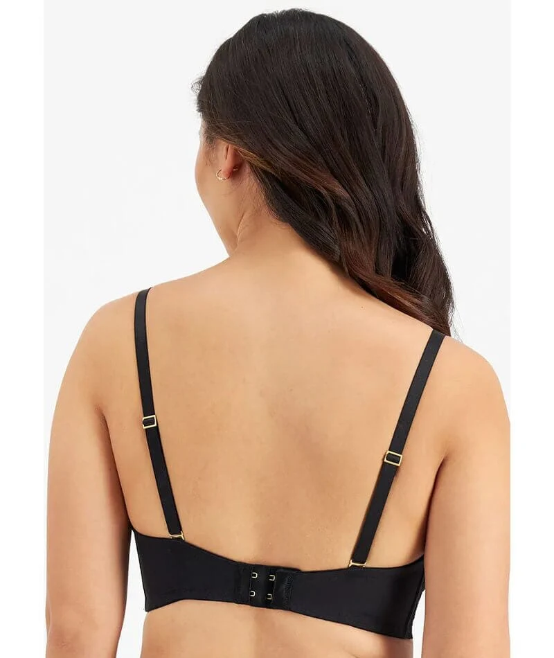 Temple Luxe by Berlei Lace Full Cup Contour Bra - Black/Nude - Image 4