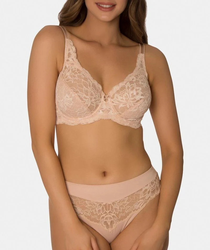Triumph Amourette Charm Bra - Neutral Beige - Image 8
