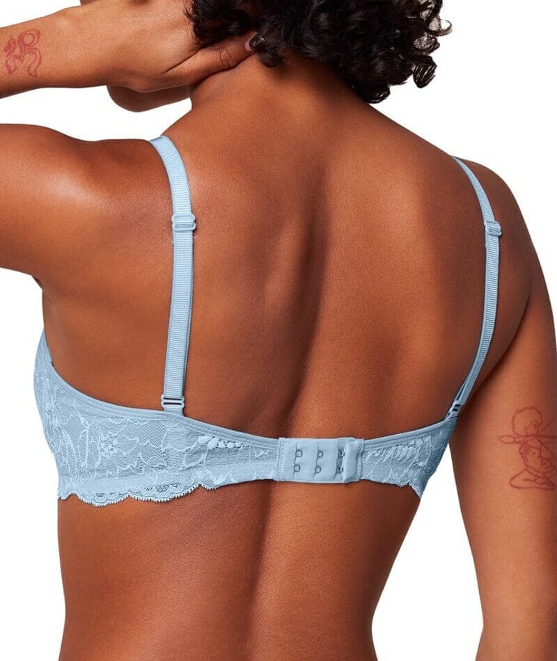 Triumph Amourette Charm Considered Underwire Bra - Blue - Image 2
