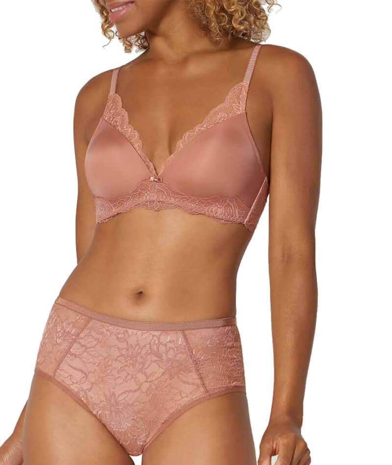 Triumph Amourette Charm Padded Wire-free Bra - Rust - Image 3