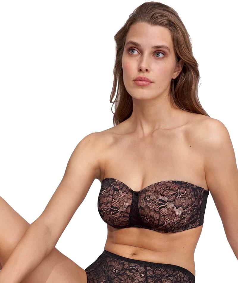 Triumph Amourette Charm Wired Strapless Bra - Black - Image 5