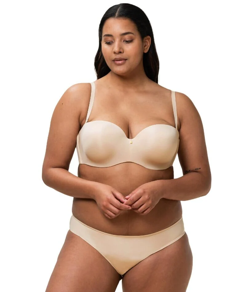Triumph Body Make-Up Essentials Strapless Convertible Bra - Nude Beige - Image 4
