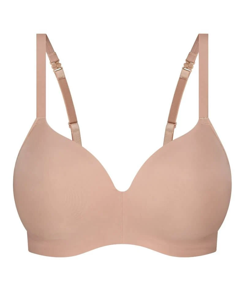 Triumph Body Make-up Smooth Wire-free Padded Bra - Blusher Beige - Image 6