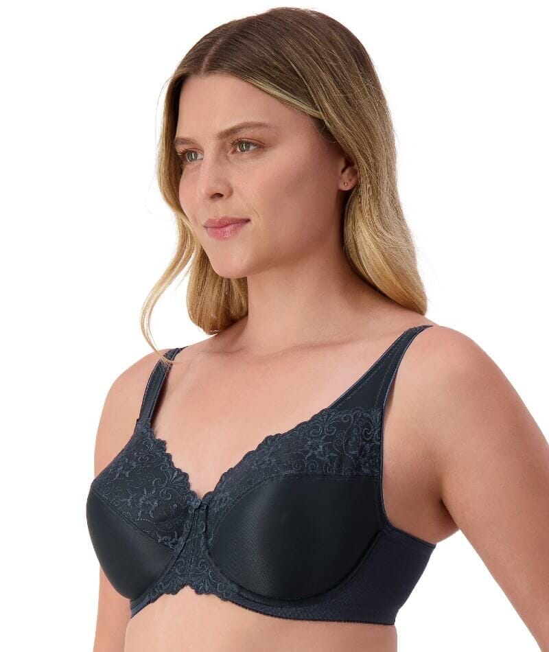 Triumph Embroidered Minimiser Bra 2 Pack - Misty Lilac/Nuit - Image 6