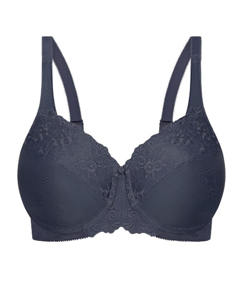 Triumph Embroidered Minimiser Bra 2 Pack - Misty Lilac/Nuit - Image 8