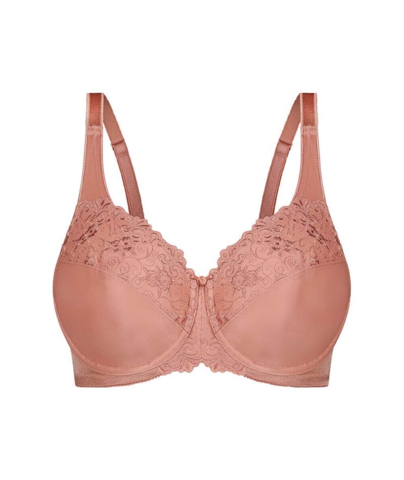 Triumph Embroidered Minimiser Bra 2 Pack - Rosebloom/Indian Summer - Image 9