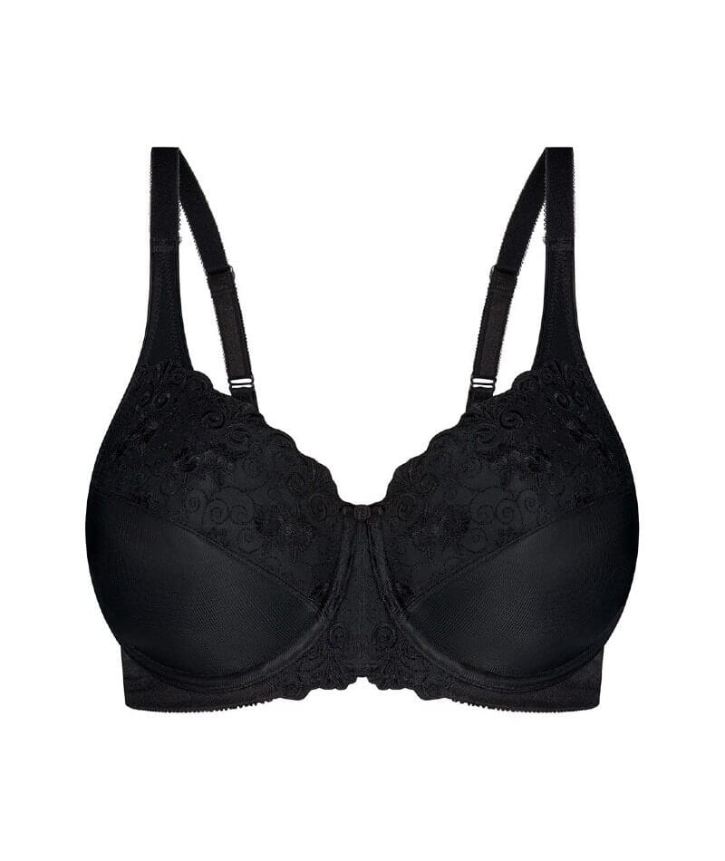 Triumph Embroidered Minimizer Bra - Black - Image 9