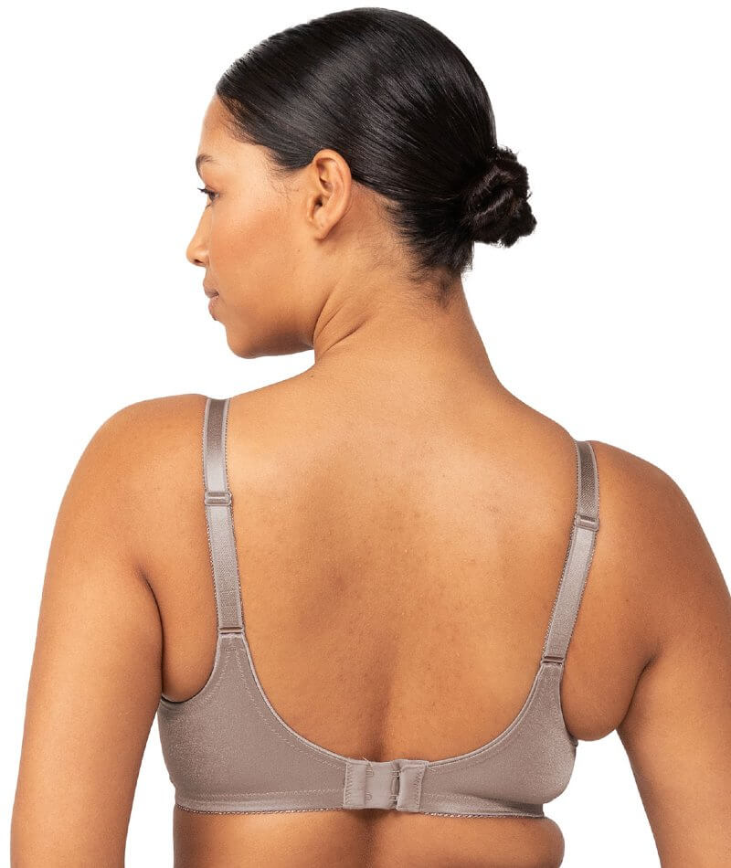 Triumph Embroidered Minimizer Bra - Coffee Sugar - Image 2