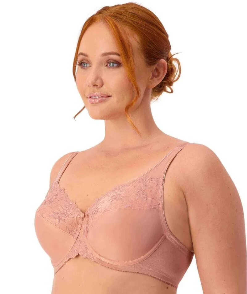 Triumph Embroidered Minimizer Bra - Indian Summer - Image 3