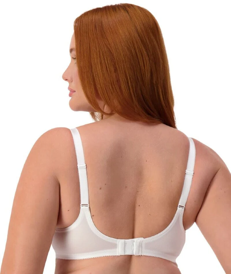 Triumph Embroidered Minimizer Bra - White - Image 2