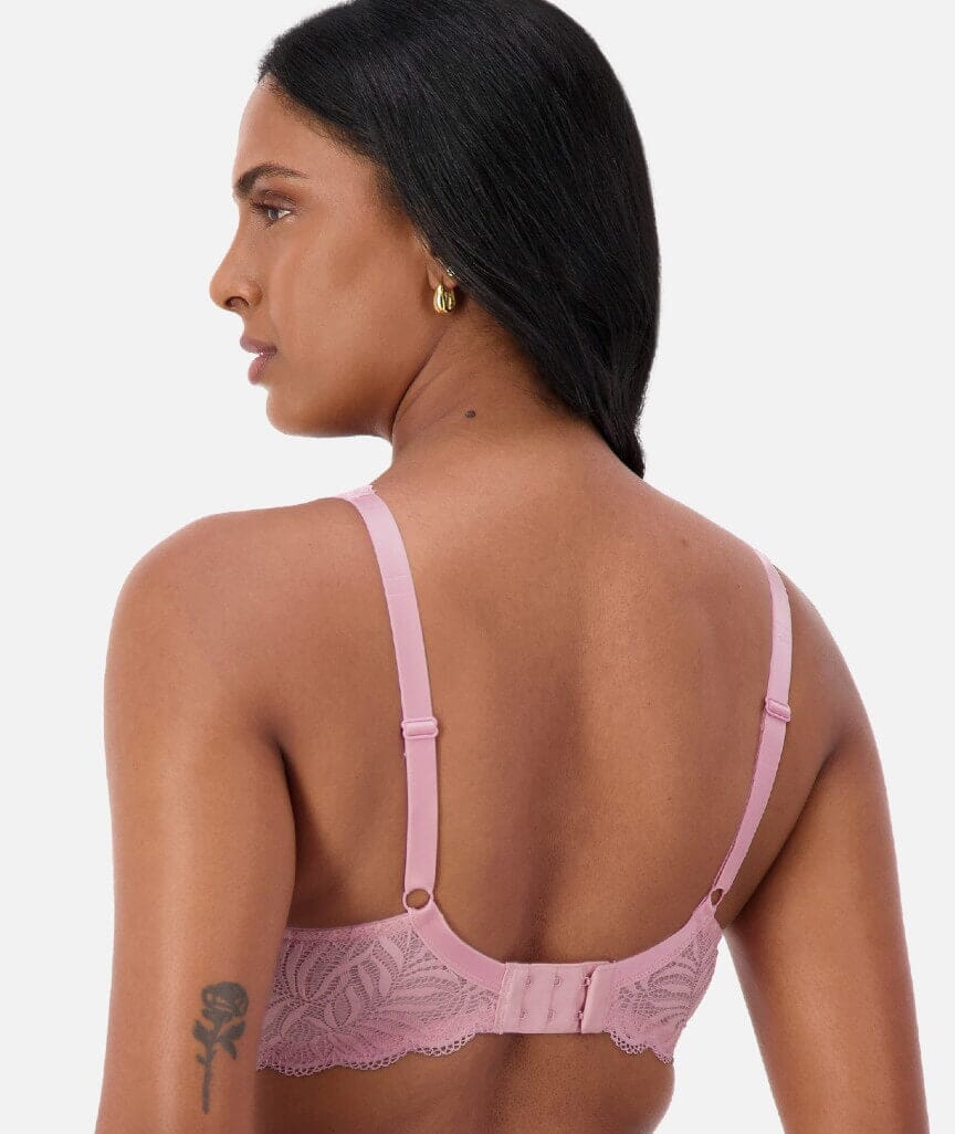 Triumph Essential Lace Balconette Bra - Sunrose Pink - Image 2