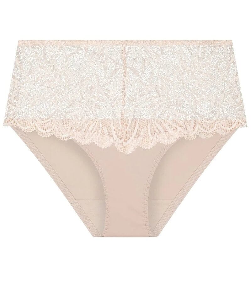 Triumph Essential Lace Maxi Brief - Nude Pink - Image 4