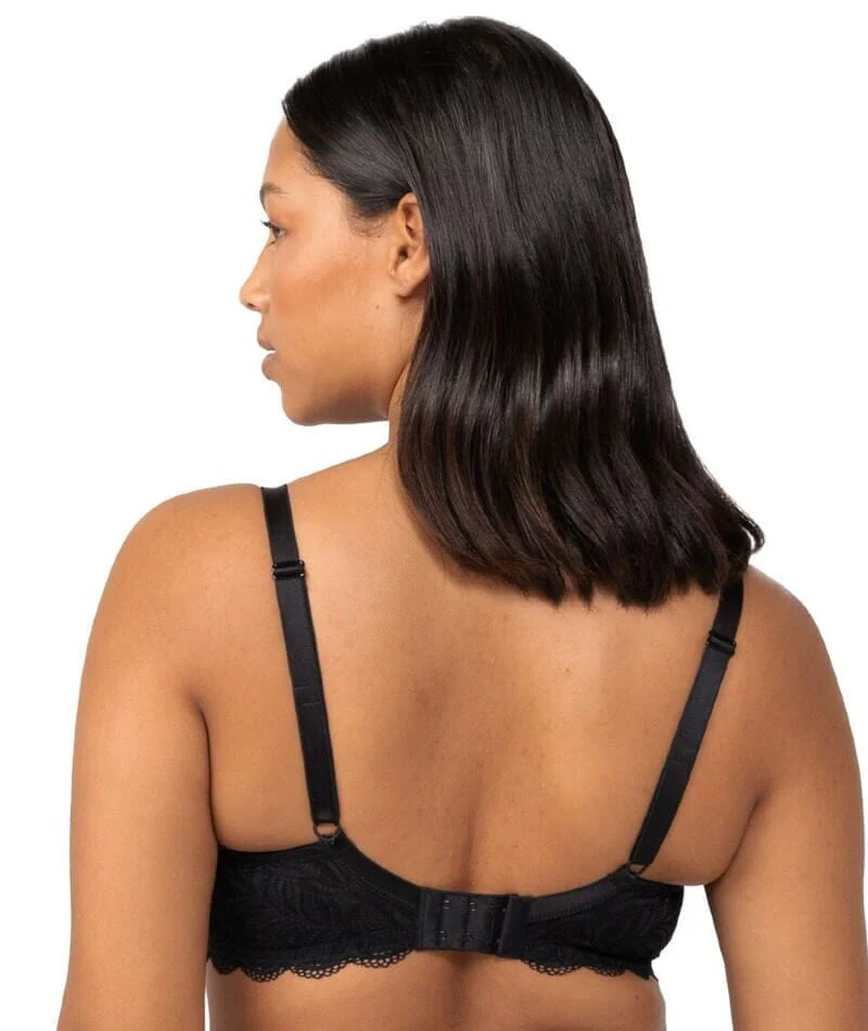 Triumph Essential Lace Underwire Half-Cup Padded Balconette Bra - Black - Image 4