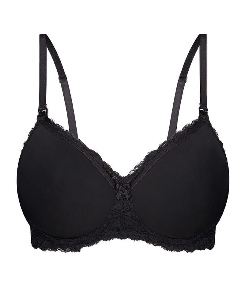 Triumph Gorgeous Mama Lace Wire-free Maternity & Nursing Bra - Black - Image 6