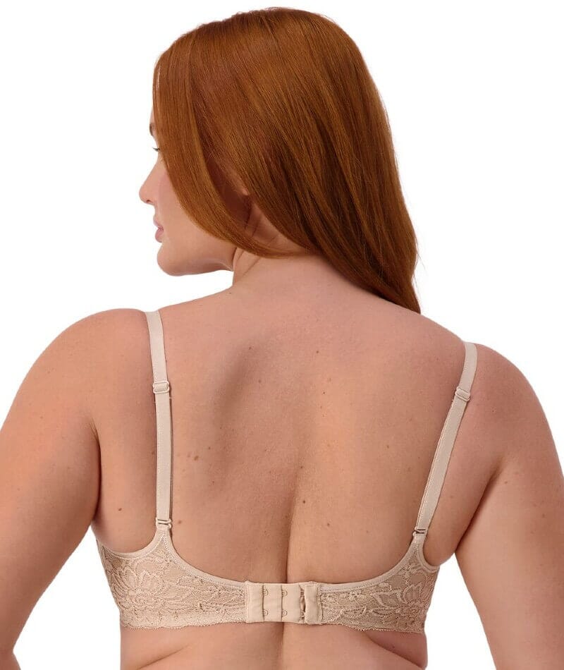 Triumph Gorgeous Mama Lace Wire-free Maternity & Nursing Bra - Nude - Image 3