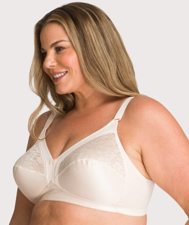 Triumph Kiss of Cotton Wire-free Bra - Fresh Powder - Image 5