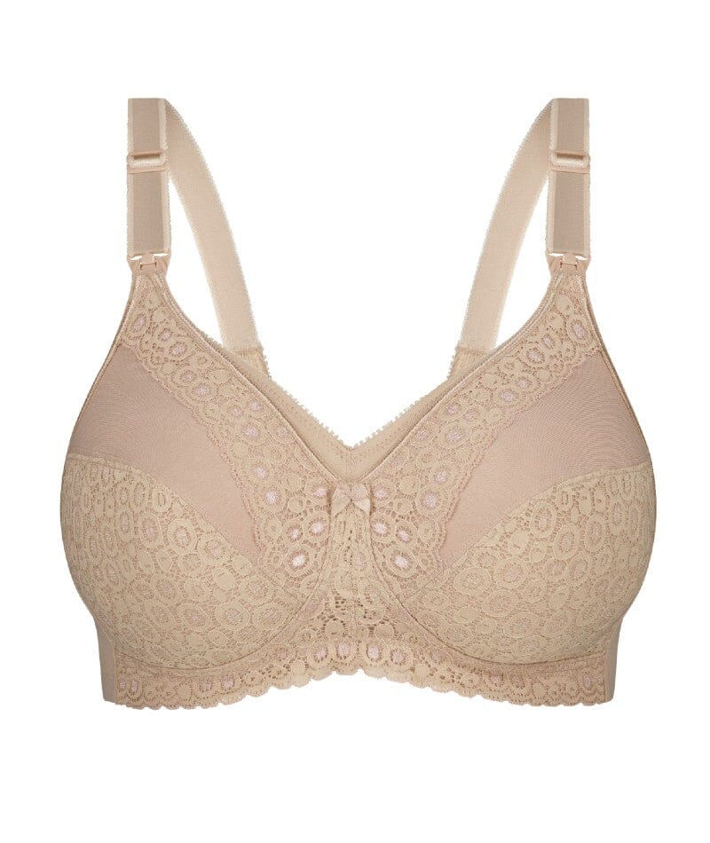 Triumph Lace Wire-free Maternity Bra - Nude - Image 10